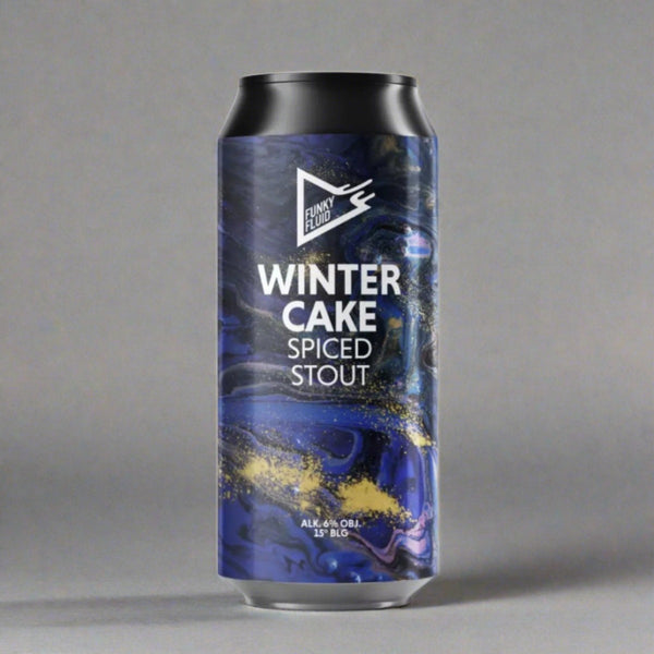 Funky Fluid - Winter Cake - Spiced Stout - 6% - 500ml Can