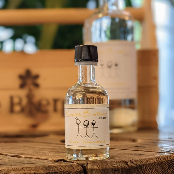 Bucks Brothers - Gin Limone - 40% - 5cl Miniature Bottle