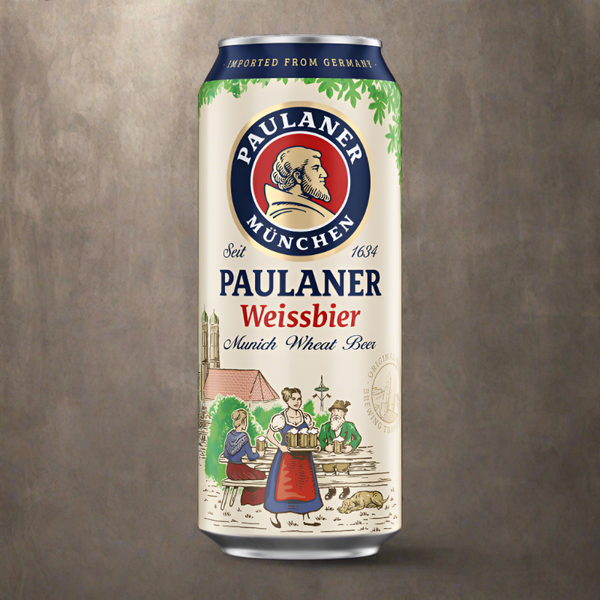 Paulaner - Weissbier - Wheat Beer - 5.5% - 500ml can